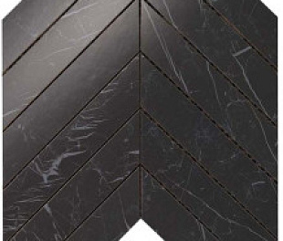 9SCN Декор MARVEL STONE NERO MARQUINA  CHEVRON WALL 30,5х25 см