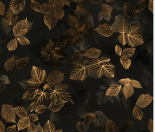 Natural Resine Decoro Foglie Caffè 60х120