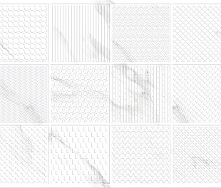 Керамогранит CORTINA Liniar Selina Ice Bianco Carving 60x120