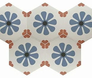 30658 Декор COIMBRA BELLA BLUE 17,5x20 см