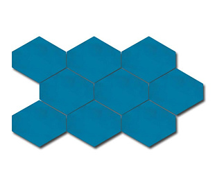 24264 Мозаика SCALE BENZENE MOSAIC ELECTRIC BLUE 25,5x44 см