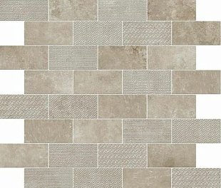 9AKC Мозаика AIX CENDRE MINIBRICK TUMBLED 30,5x30,5 см