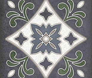 Керамическая плитка Плитка SMALTO DECOR 3 BLU 15*15