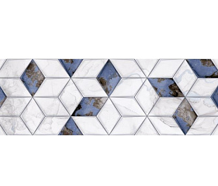 DG05-04 Плитка настенная Tiziana Aqua Decor 04 glossy 30*90см 1,08м2