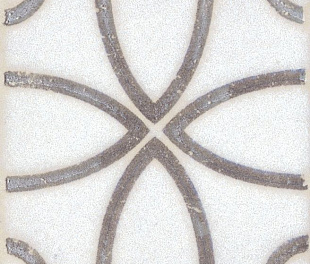 Вставка Амальфи орнамент коричневый 9.9х9.9