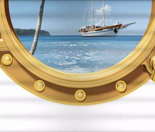 23,5*58 Decor Ocean (2) (иллюминатор) декор настенный