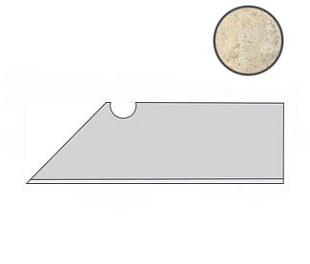 A0SJ Спецэлемент AIX BLANC BATTISCOPA SAG DX 7,2x30 см
