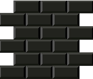 Mosaico Minimetro Negro 29,1x29,6