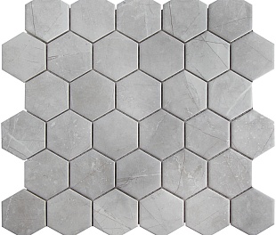 Кер. мозаика Hexagon small Marble Grey Matt (PMMT82457) 265х278х6