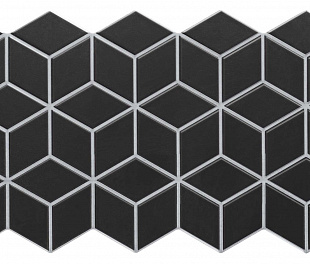 Rhombus Black 26.5x51