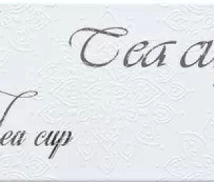 Decor Veronica Brillo Tea Cup Blanco 10x40