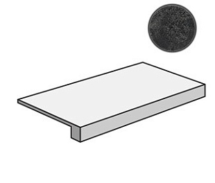 A0S9 Ступень угловая AIX FUMEE SCALINO 37,5x75 см