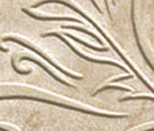 610090000579 Вставка UNICA BEIGE BOTTONE LEAF 7,2x7,2см