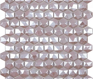 Мозаика Hex Diamond  371D Перламутровый (на сетке) (0,087м2)