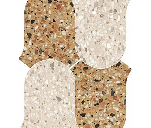 4101287 Мозаика CHICCO ONDA MOSAIC SENAPEGREIGE 27x36,5 см