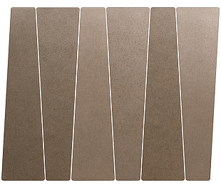 Гранит керамический 32458 BAMBOO Chocolate 5,6х22,4 см