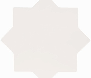 BECOLORS STAR 13,25X13,25 WHITE