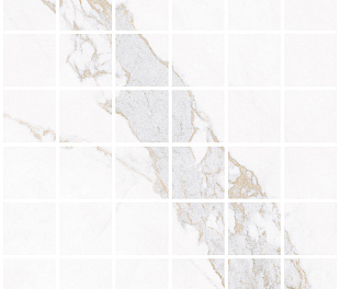 Керамогранит Blanc Calacatta Gold Mosaic 55 30x30