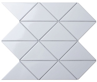 Кер. мозаика Tr. White Zip Glossy (CZG241B-B) 262,5х262,5