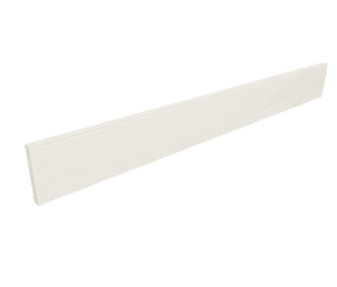 Плитка из керамогранита Estima Terra 7х60 белый (Skirting/TE00_NS/7x60)