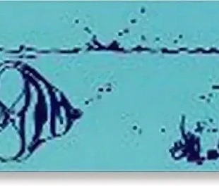 00656 Acuario  декор рыбка 12*25