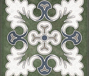 Керамическая плитка Плитка SMALTO DECOR 1 VERDE 15*15