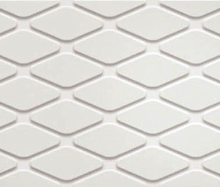 600010002253 Плитка 3D WHITE RHOMBUS MATT 30,5x56 см