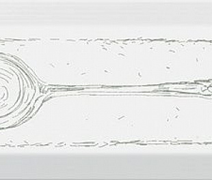 Декор Spoon зелёный 8.5х28.5