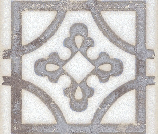 Вставка Амальфи орнамент коричневый 9.8х9.8