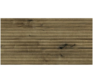 TP3652BYM Плитка настенная Палисандр Рельеф коричневый, матовый  30*60см 1,8м2