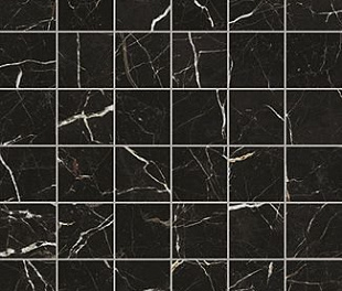 Аллюр Империал Блек Мозайка 30х30 Шлиф/ Allure Imperial Black Mosaic Lap
