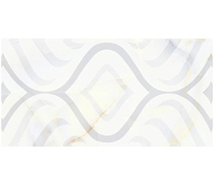 TP3665H Плитка настенная Меоланс Декор св.серый,глянец 30*60см 1,8м2