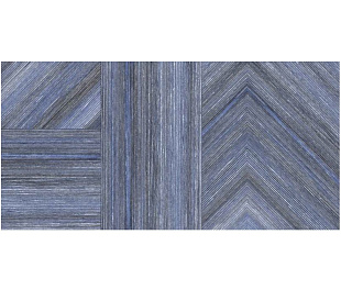 Керамогранит FORKED Wood Blue Carving 60x120