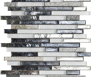 Мозаика L244000911 TREASURES MIST SHANNAN STRIP, 29.8x30.6