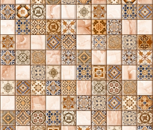 Орнелла арт-мозаика коричневая 5032-0199 30х30