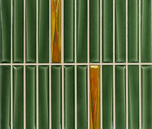 Декор Monopole Decor Melody Royal Green Gold 20x20