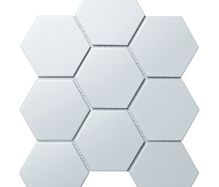 Кер. мозаика Hexagon big White Matt (FQ31000/SBH1005) 256х295х6