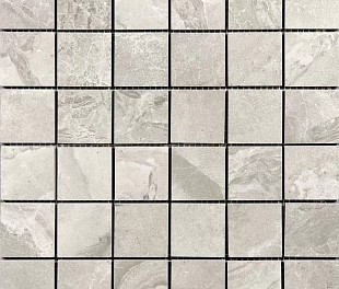 Mosaico Dolomite Cinder Plata (5x5) 30x30