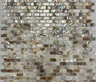 PIX771 из натурального перламутра, чип 10*20 мм, сетка 290х300х2 мм