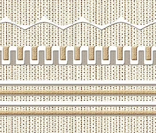 Керамическая плитка Бордюр 31,5*6,2 ROMANICO GINKGO 36 шт 1с