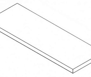 620070002032 Ступень угловая EPOS IVORY SCALINO ANGOLARE Dx 33x120 см