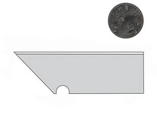 A0SQ Спецэлемент AIX FUMEE BATTISCOPA SAG SX 7,2x30 см