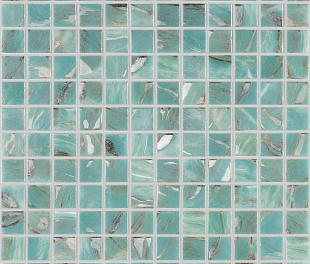 Мозаика Oasis Turquoise №7103 (на сетке) 25x25