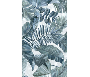 Керамическая плитка 60X120 TOUCH EVO DEC. TROPICAL BLUE RETT