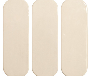 Плитка DNA Calema Oval White Gloss 5,2х16 (85 шт/0,712/0,0083 м2)