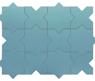 30619 КерГранит PORTO CROSS AZURE 12x12 см