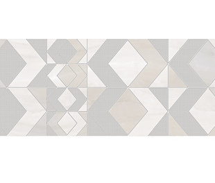 Керамическая плитка Gala Ivory Geometry Decor 24.2x70