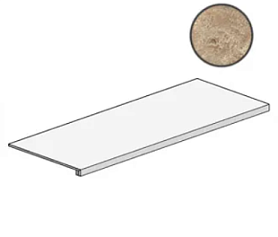 A0S0 Ступень угловая AIX BEIGE SCALINO 37,5x75 см