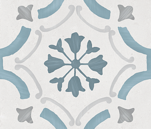 Гранит керамический SIROCCO BLUE ORNATE 22,3х22,3х0,9 см