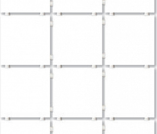 Конфетти белый блестящий 1146T полотно из 12 частей (9,9х9,9)  30х40
